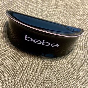 Bebe Glossy Black Sunglasses Holder